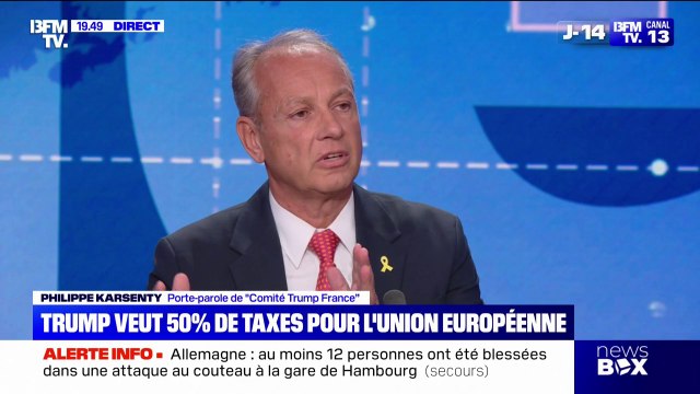 Droits de douane: Philippe Karsenty, porte-parole de Comité Trump France , explique que la géopolitique est très importante pour Donald Trump
