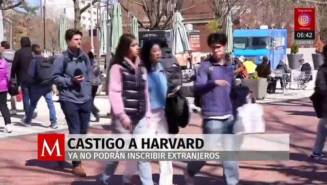 Trump prohíbe a Universidad de Harvard inscribir a estudiantes extranjeros