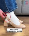 A simple fix for slingback shoes 👠