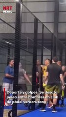 🎾 ¡Del pádel a los golp3s! En redes circula el momento en que varios hombres se enfrentan en un club privado de Veracruz. Lo que parecía una tarde deportiva, terminó en caos.