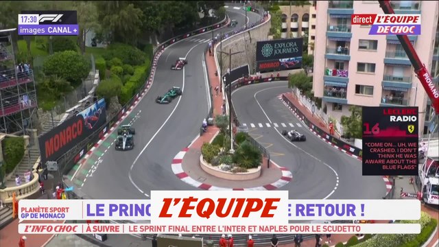 Charles Leclerc meilleur temps des premiers essais libres - F1 - GP de Monaco