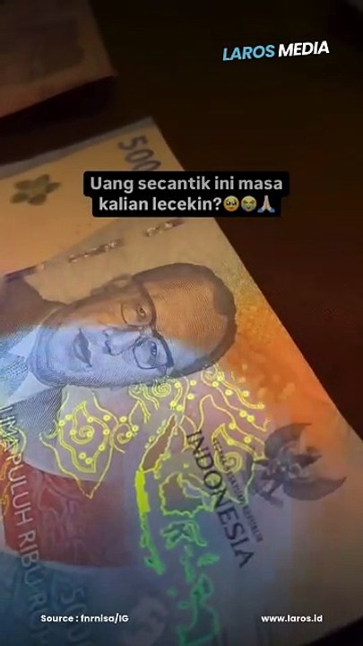 Keindahan Motif Uang Rupiah Dibawah Sinar UV, Tapi Sering Dikorupsi
