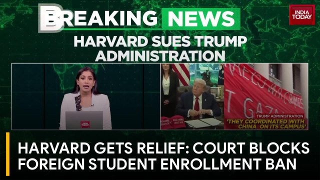 Federal judge blocks Trump administration's move to bar foreign students' enrollment at Harvard