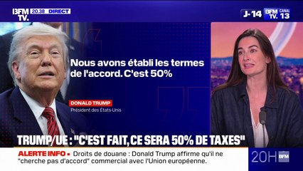 Droits de douane pour l'Europe: "Il faut s'inspirer des Britanniques pour négocier avec les États-Unis", explique Agnès Verdier-Molinié (iFRAP)