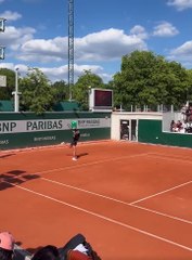 Emma practicing in Paris 23rd May