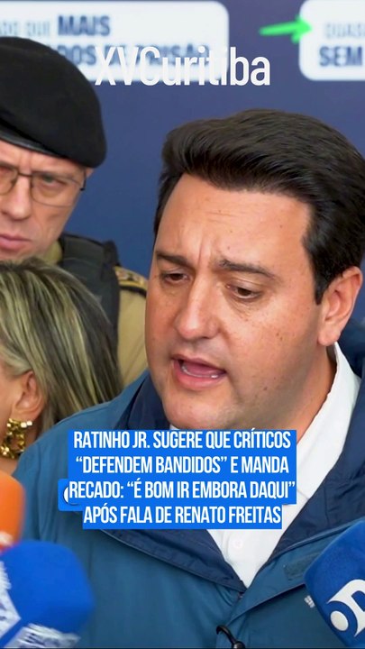 Ratinho Jr. sugere que críticos “defendem bandidos” e manda recado: “É bom ir embora daqui” após fala de Renato Freitas