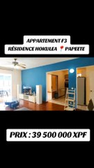 À Vendre Appartement F3 Résidence HoKulea à Papeete #olivierimmopolynesie #cabinetlevypolynesie #ImmobilierTahiti #papeete