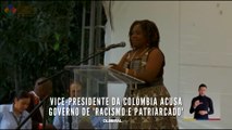Vice-presidente da Colômbia acusa governo de 'racismo e patriarcado'