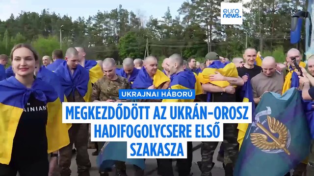 Zelenszkij: „Befejeződött az orosz-ukrán fogolycsere első része”