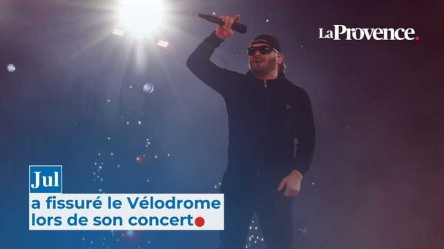 Le rappeur marseillais Jul a fissuré l'Orange Vélodrome lors de son premier concert