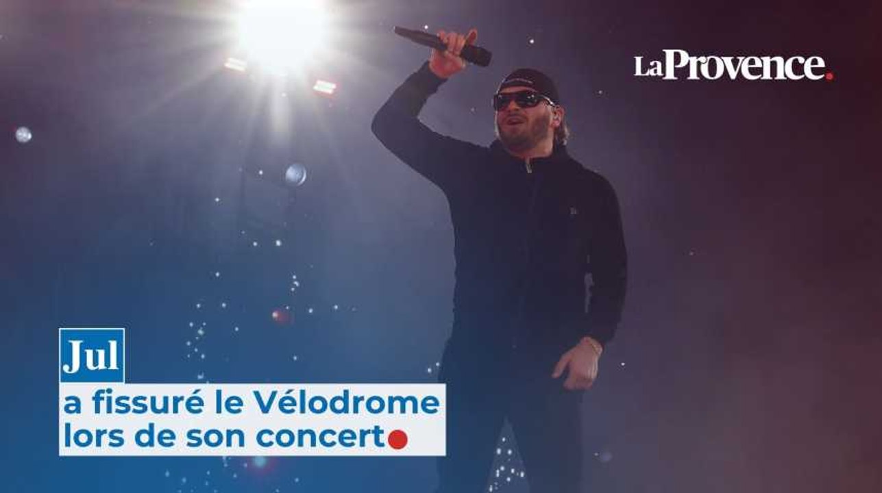 Le rappeur marseillais Jul a fissuré l'Orange Vélodrome lors de son premier concert