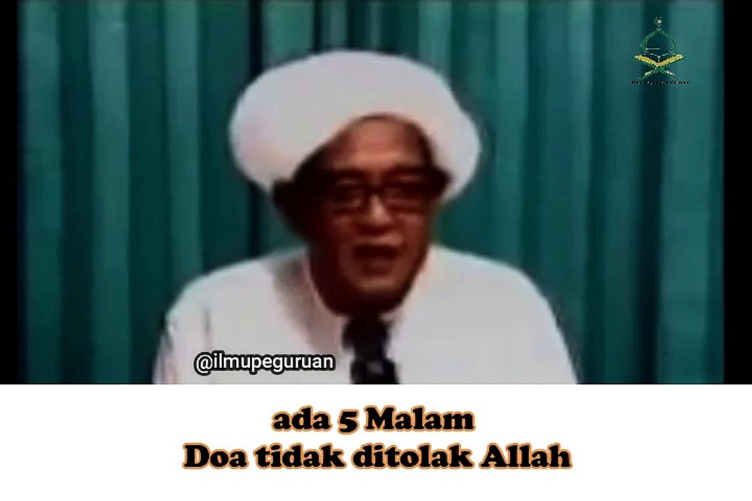5 Malam Doa tidak ditolak Allah