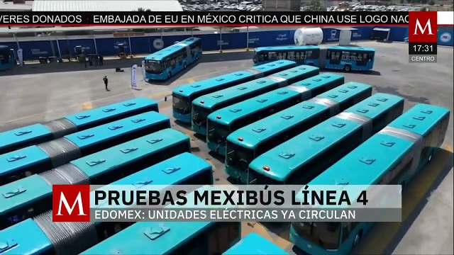 Inician pruebas del Mexibús Línea 4 en Edomex con unidades eléctricas