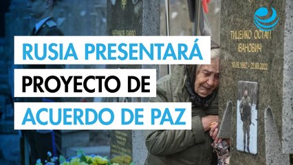 Rusia presentará un proyecto de acuerdo de paz tras intercambio de prisioneros, dice Lavrov