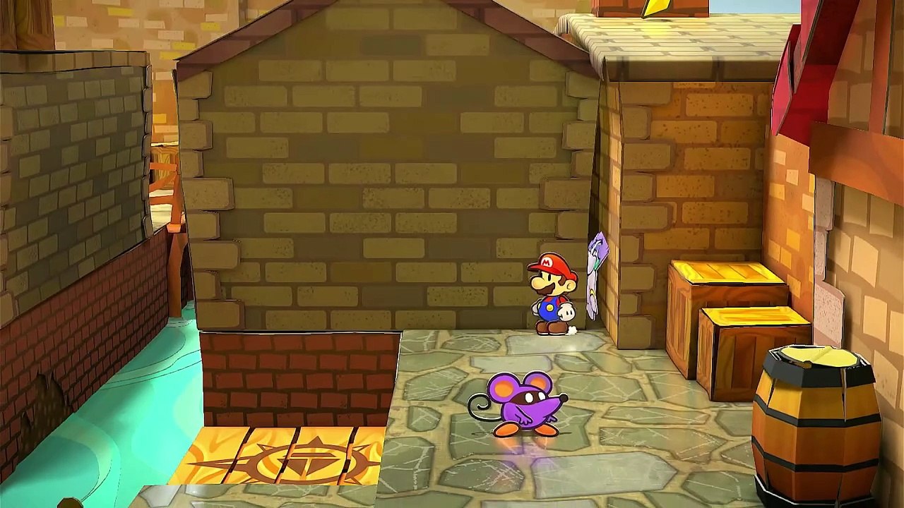 Secret Trouble Center Entrance - Paper Mario: The Thousand Year Door (Switch)