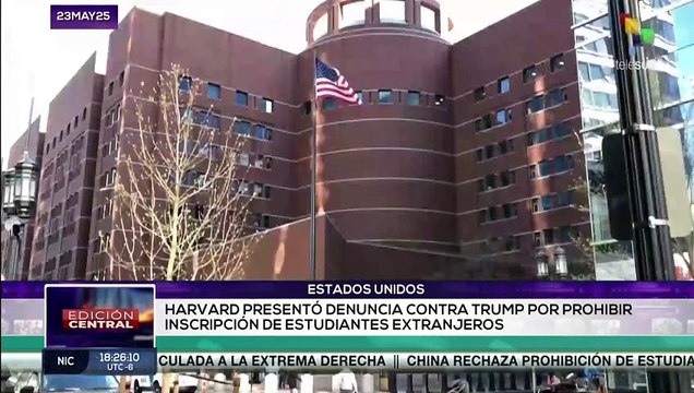 Harvard presentó denuncia contra Trump por violación de la constitución de EE.UU. ENCLAVE MEDIÁTICA 23-05-2025