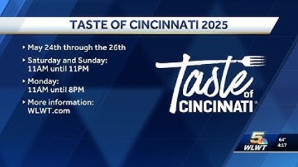 Taste of Cincinnati returns to the Queen City this weekend