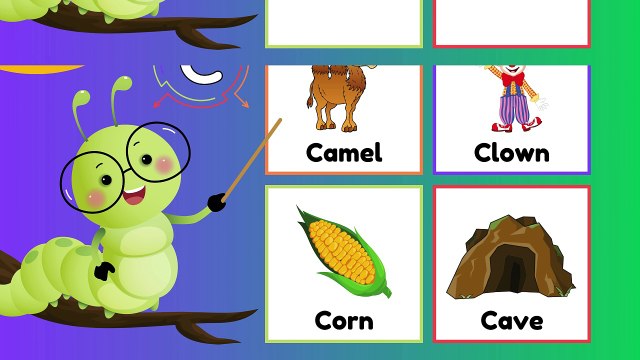 ABC Flashcards for Kids | Alphabet Words from A to Z | Preschool ABC Learning for Toddlers