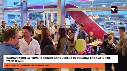 Inauguraron la primera parada sanguchera de Posadas en la Axion de Itaembé Mini