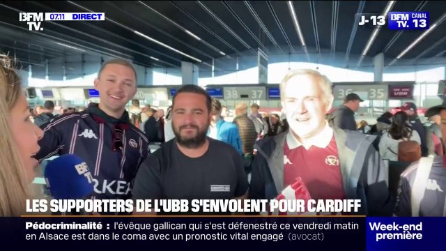 Finale de Champions Cup entre l'UBB et Northampton: 1.700 supporters du club de rugby bordelais s'envolent vers le Millenium Stadium à Cardiff