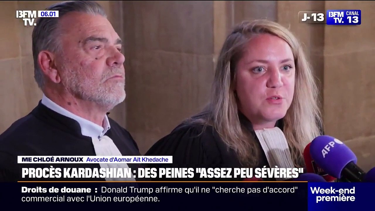 Kim Kardashian se dit "satisfaite" après la condamnation hier soir 'des papys braqueurs", par la cour d’assises de Paris, à des peines allant jusqu’à huit ans de prison dont trois ferme