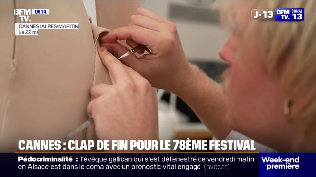 Festival de Cannes: finesse, précision et savoir-faire légendaire... Dans les coulisses avec les petites mains de la haute couture