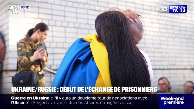 Les retrouvailles émouvantes de ces Ukrainiens, depuis le début de l'échange de prisonniers entre Kiev et Moscou
