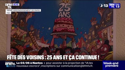 La traditionnelle Fête des voisins soufflent ses 25 bougies