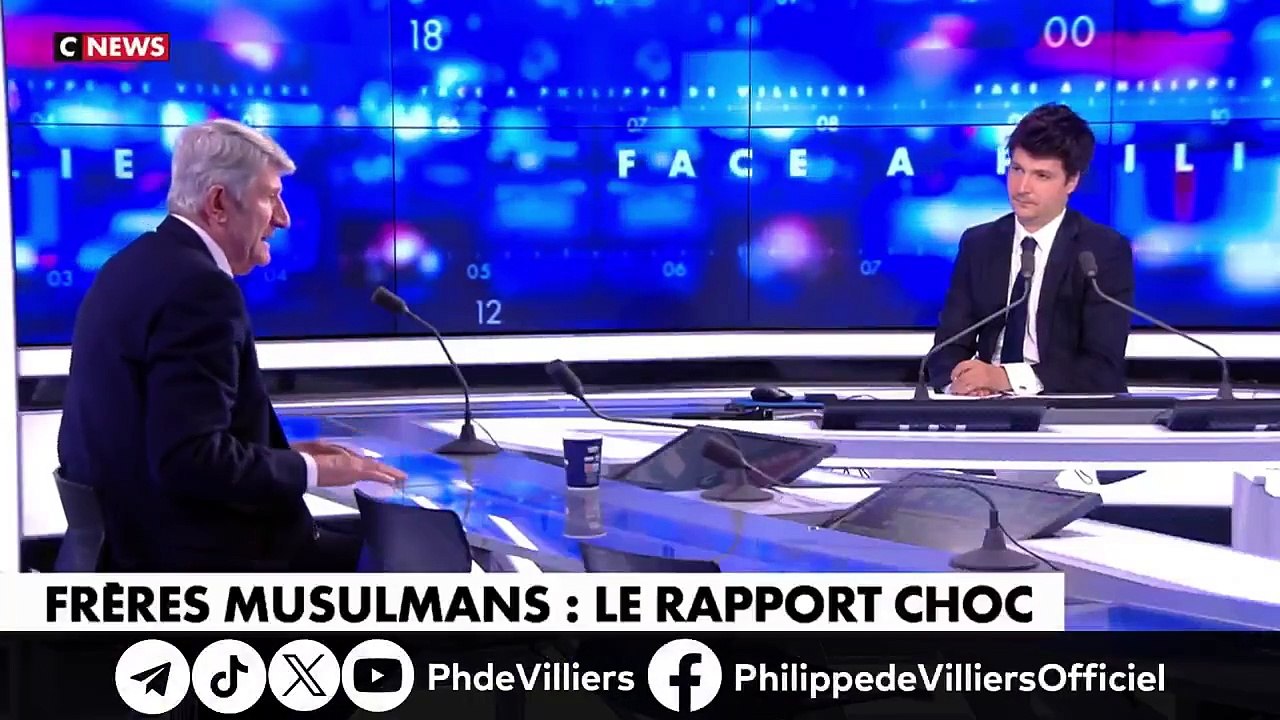Moment suspendu sur CNews quand  Philippe de Villiers défini ce qu'est notre pays : "En France on sert la main aux femmes, on a des clochers pas des minarets, on n'est pas polygame..."