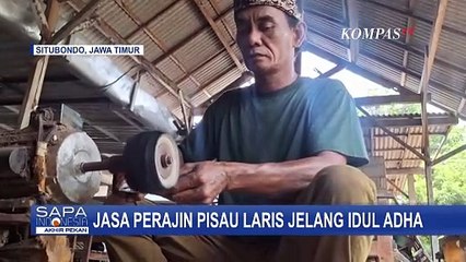 Jasa Perajin Pisau di Situbondo Laris Jelang Hari Raya Iduladha