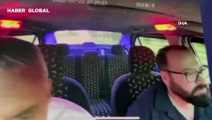 Takside dehşet! Taksiciyi silahla gezdirdi, sonra da parasını gasp etti