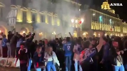 Napoli campione, scatta la festa a Torino
