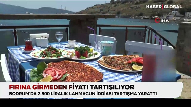 Fırına girmeden fiyatı tartışılıyor: Bodrum'da 2.500 liralık lahmacun iddiası tartışma yarattı
