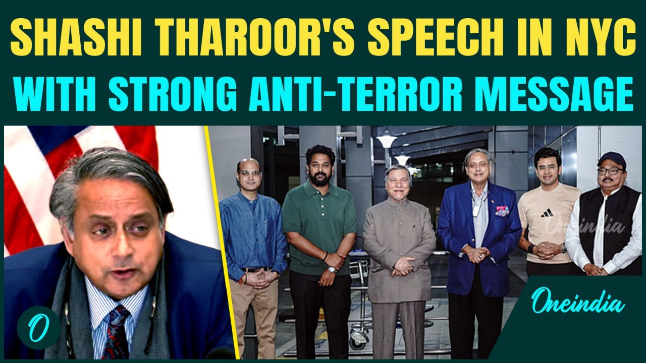 India Sends Warning to Global Powers — Tharoor Leads Delegation in US, Demands Action Against Terror