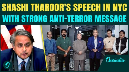 India Sends Warning to Global Powers — Tharoor Leads Delegation in US, Demands Action Against Terror