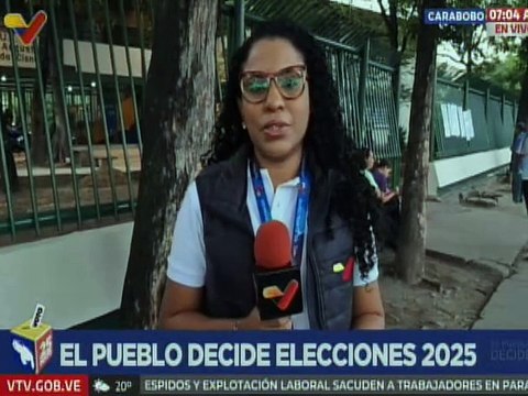 Desde tempranas horas ciudadanos de Guacara asisten a los centro electorales a ejercer el sufragio