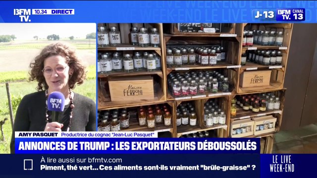 Taxes américaines: Je m'inquiète pour mon partenaire historique américain , assure Amy Pasquet, productrice du cognac Jean-Luc Pasquet