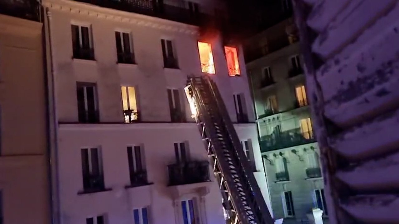Montmartre : un appartement ravagé par un incendie, 6 blessés légers