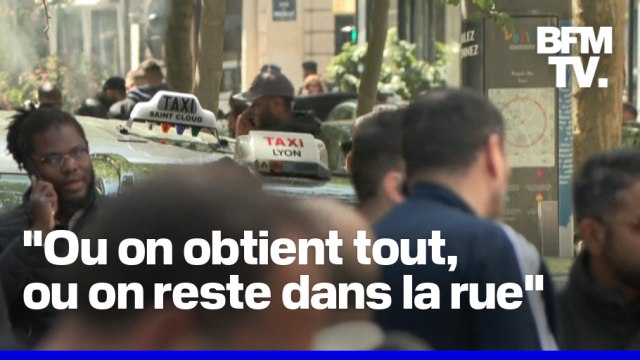 Colère des taxis: la manifestation se poursuit à Paris avant la rencontre avec François Bayrou