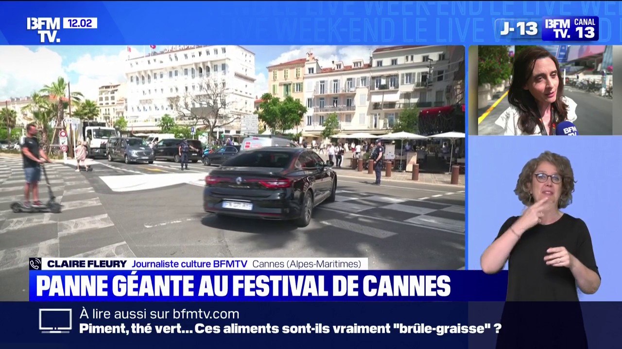 Le festival de Cannes perturbé à cause d'une panne d'électricité qui touche les Alpes-Maritimes