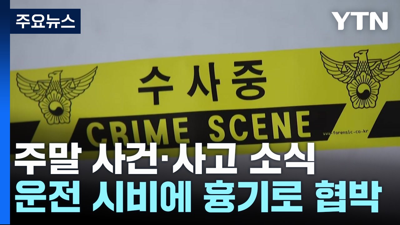 "왜 끼어들어!" 38cm 흉기로 위협한 30대 입건 / YTN