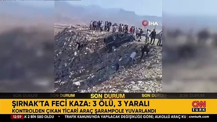Şırnak'ta feci kaza: Aynı aileden 3 kişi yaşamını yitirdi