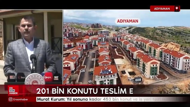Murat Kurum: Yıl sonuna kadar 453 bin konut ve iş yeri teslim edilecek