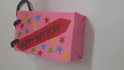 How to Make a Paper Gift Bag | Easy DIY Craft with Handles