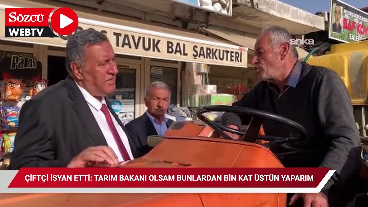 Çiftçi isyan etti: Beni Tarım Bakanı yapsınlar, bunlardan bin kat üstün yaparım