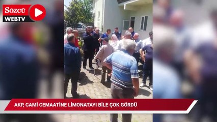 AKP, cami cemaatine limonatayı bile çok gördü