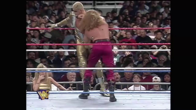 HHH w/ Mr Hughes vs Goldust w/ Marlena WWF Intercontinental Championship Match - Royal Rumble 1997 19/1/97