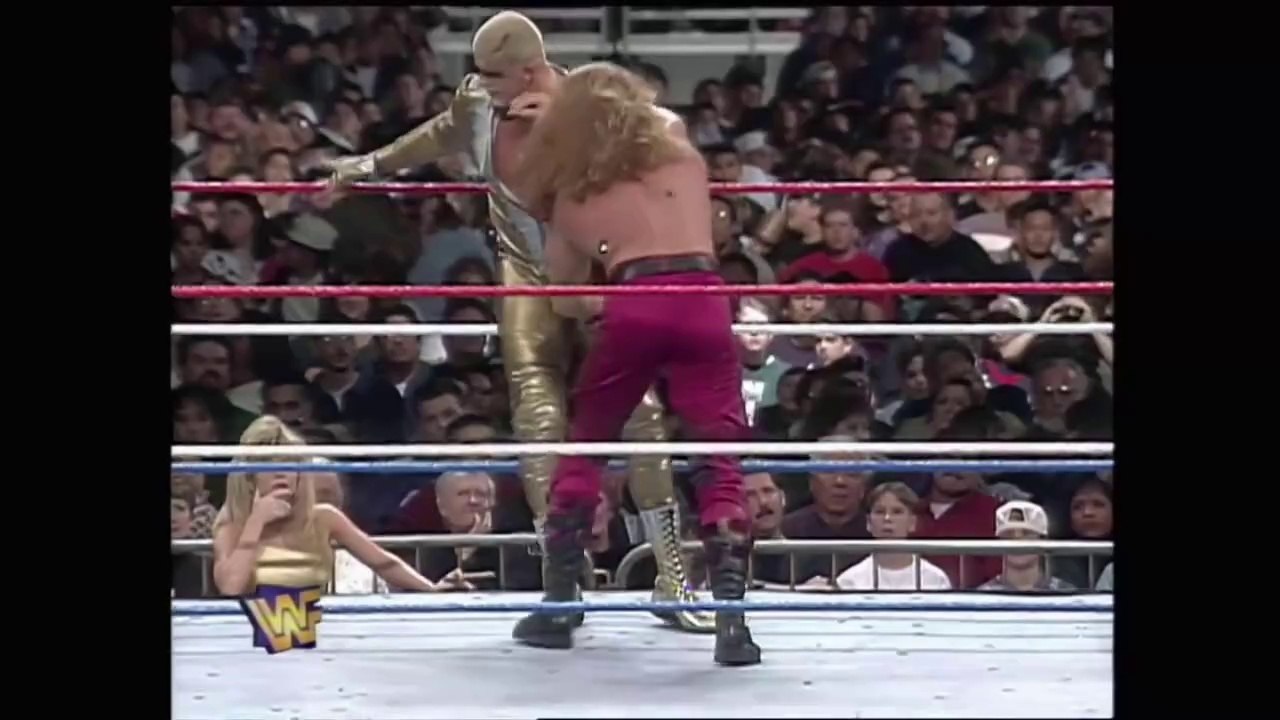 HHH w/ Mr Hughes vs Goldust w/ Marlena WWF Intercontinental Championship Match - Royal Rumble 1997 19/1/97