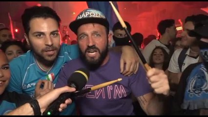 Napoli Campione, la notte pazza dei festeggiamenti