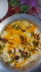 I cooked Mutton biryani salad veg.curd 🥗 Alhamdulillah Indian cuisine #